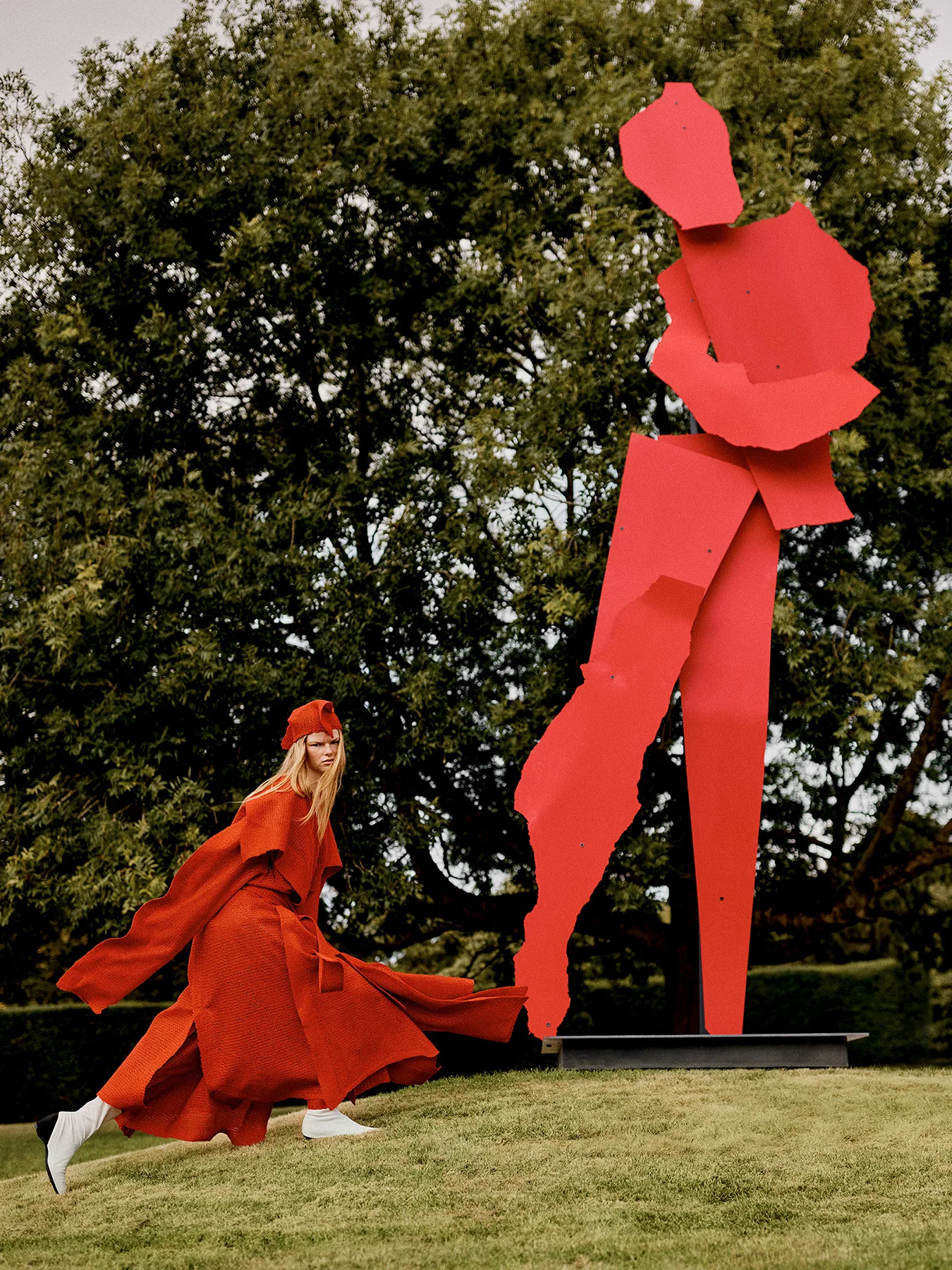 Fashion Story photographed at the Yorkshire Sculpture Park