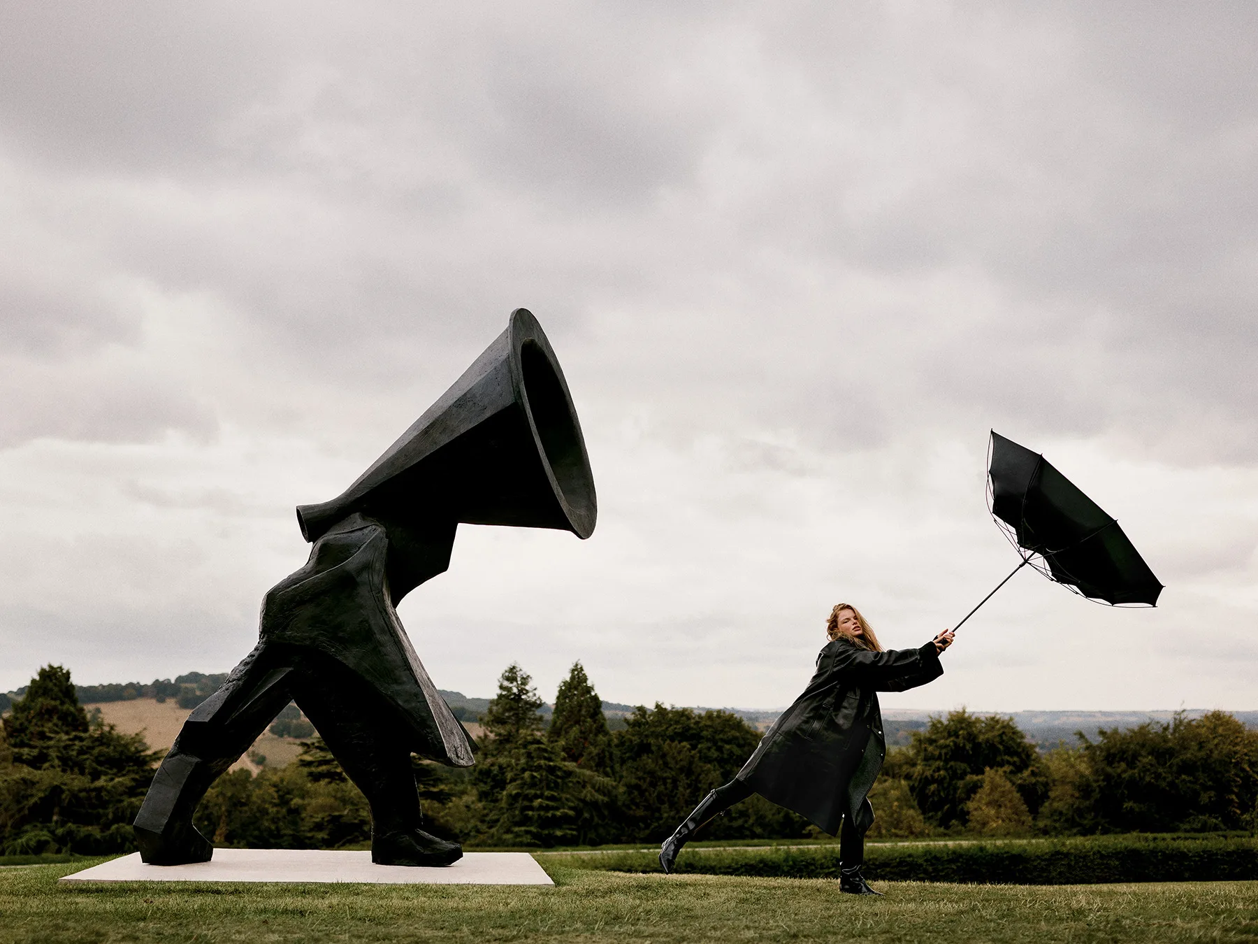 Fashion Story photographed at the Yorkshire Sculpture Park