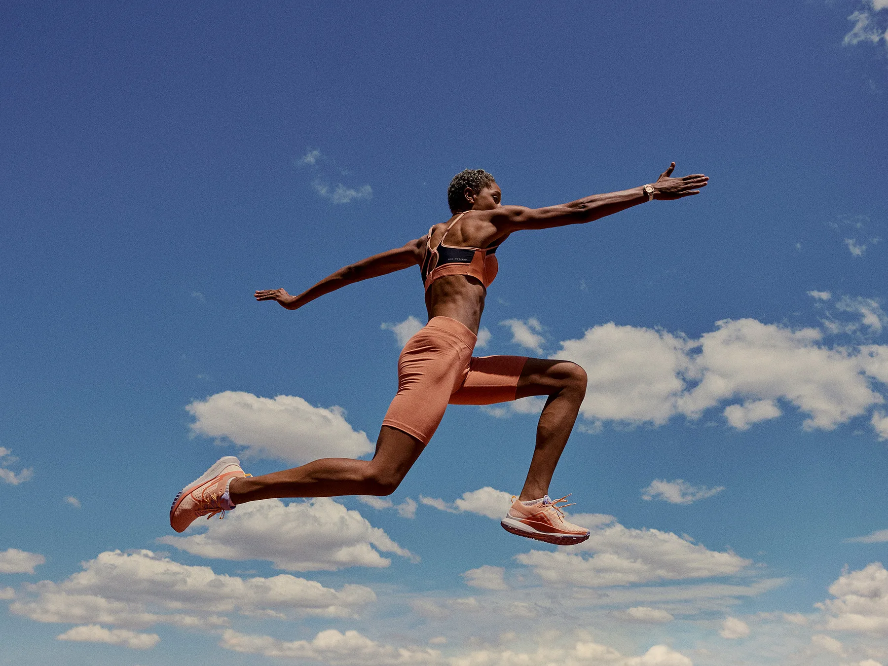 WORLD CHAMPION TRIPLE JUMPER YULIMAR ROJAS PHOTOGRAPHED BY NEIL BEDFORD WEARING OMEGA AND NIKE 2022