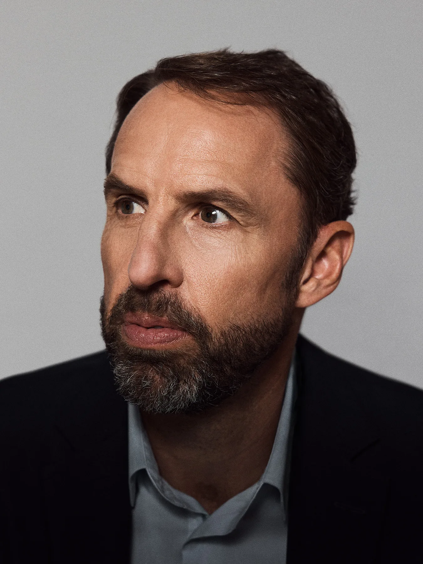 England manager Gareth Southgate photographed for the Observer magazine