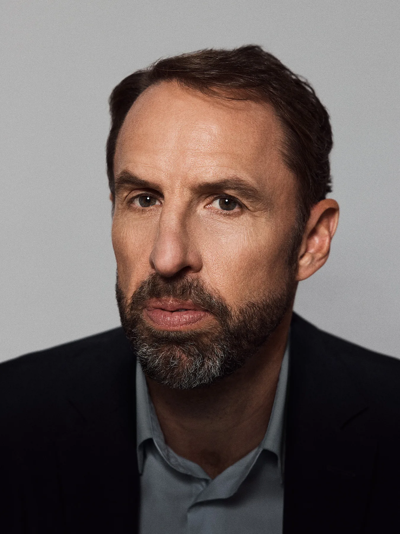 England manager Gareth Southgate photographed for the Observer magazine