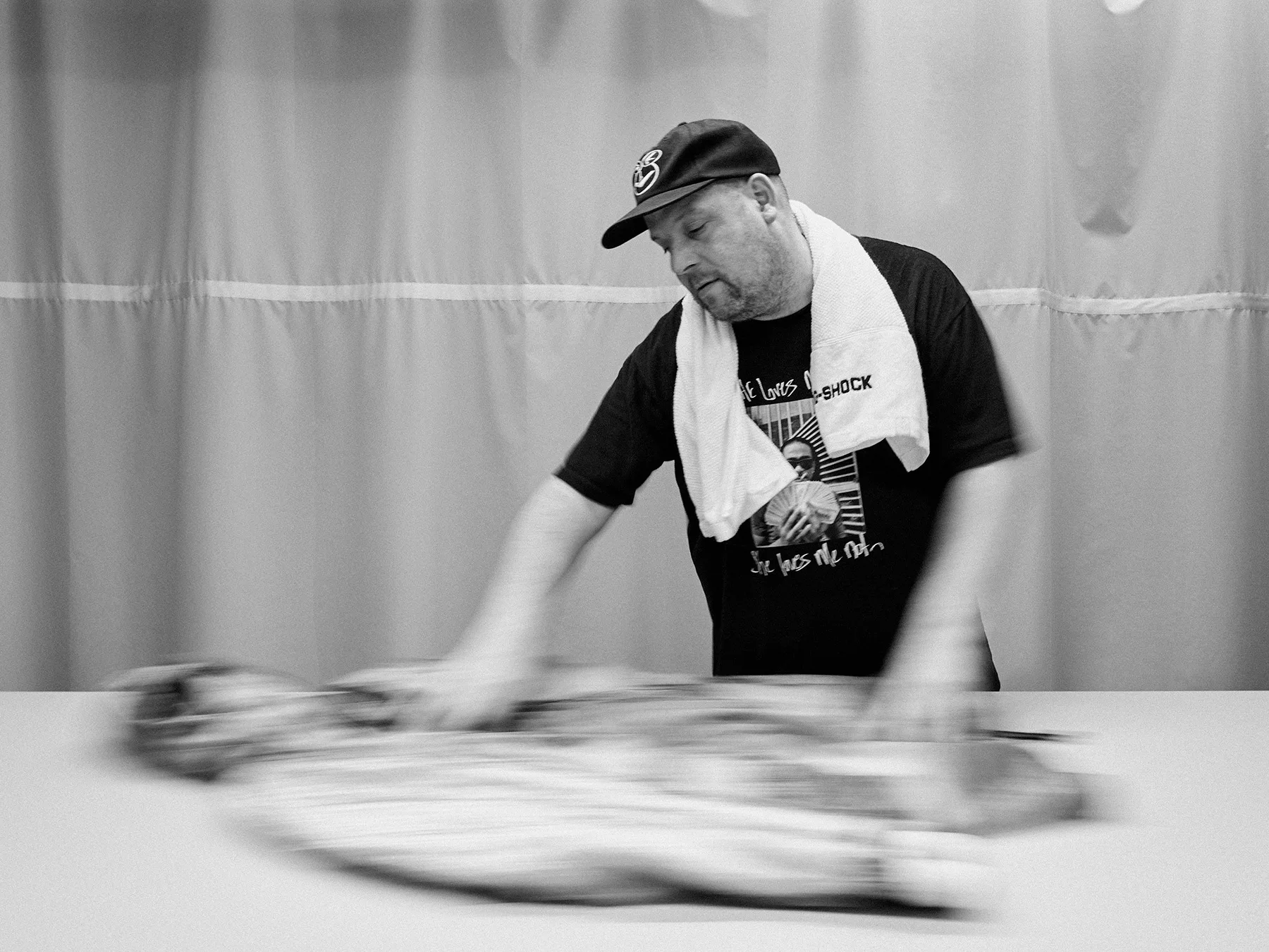 Neil Bedford Photographer C. P. Company Behind The Seams Project 2026 Documentation of the brands archive with portraits and photojournalism black and white photography