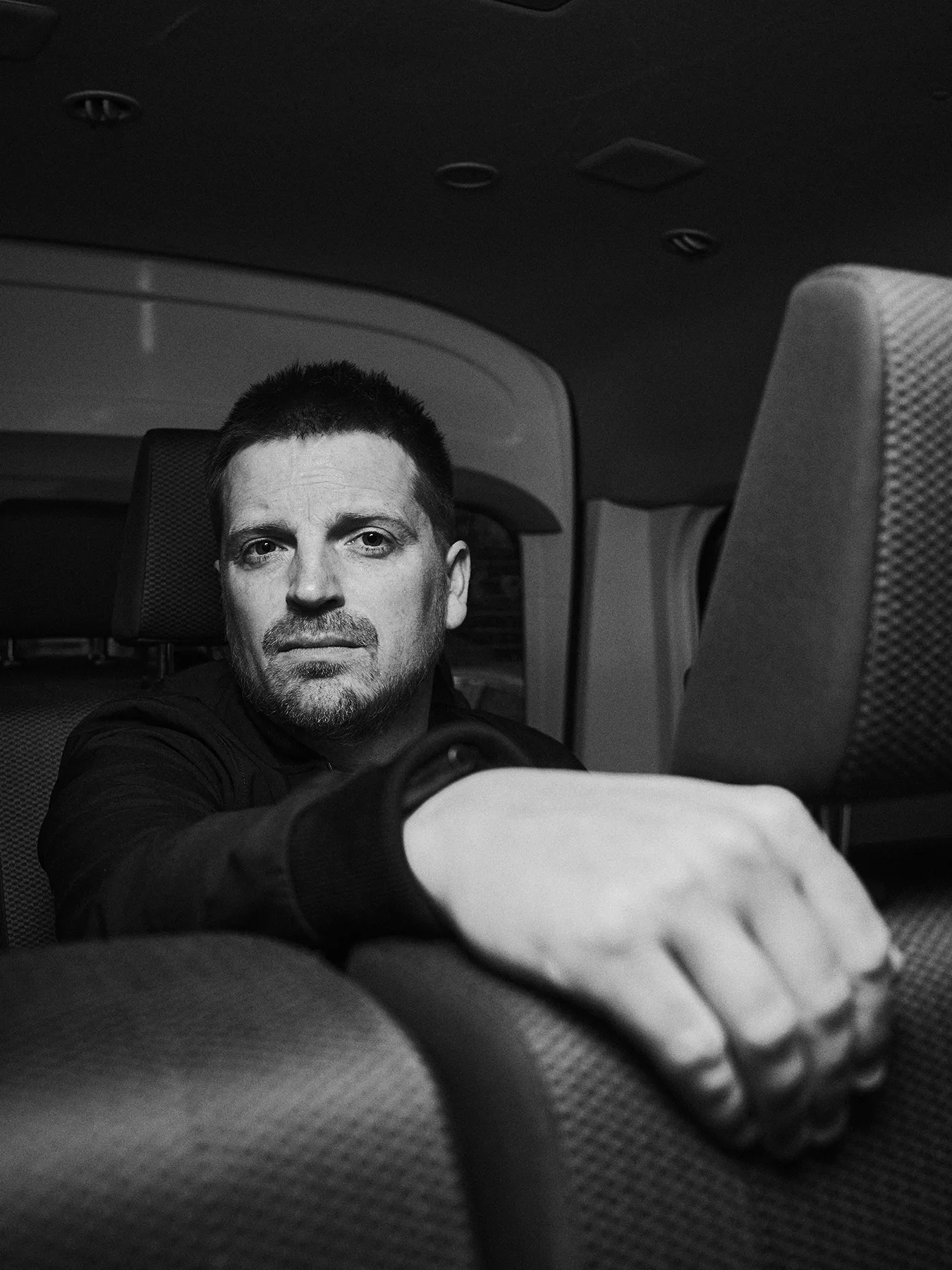 Neil Bedford photographer Kasabian Australia Tour 2025 black and white gig music photography and portraiture