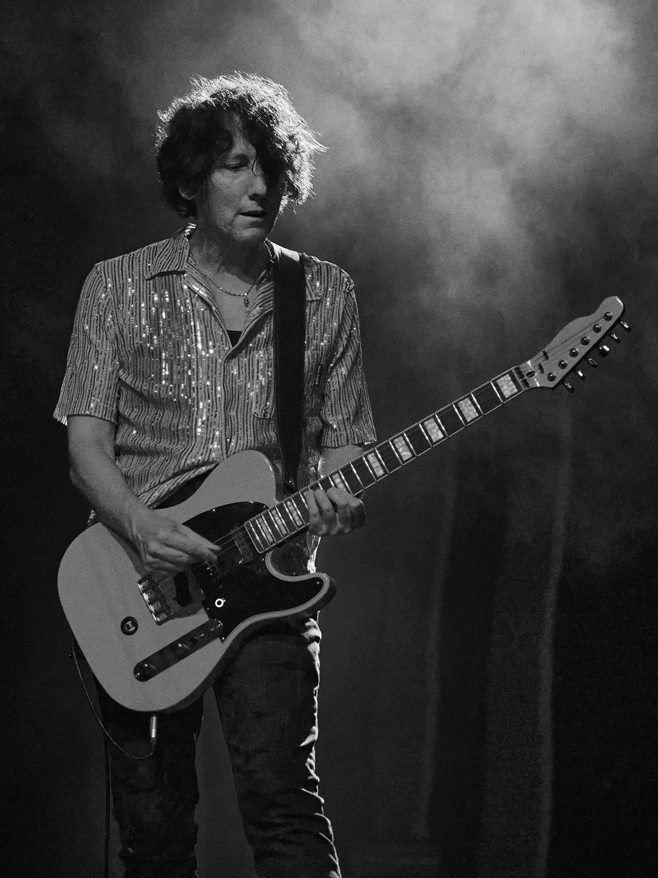 Neil Bedford photographer Kasabian Australia Tour 2025 black and white gig music photography and portraiture