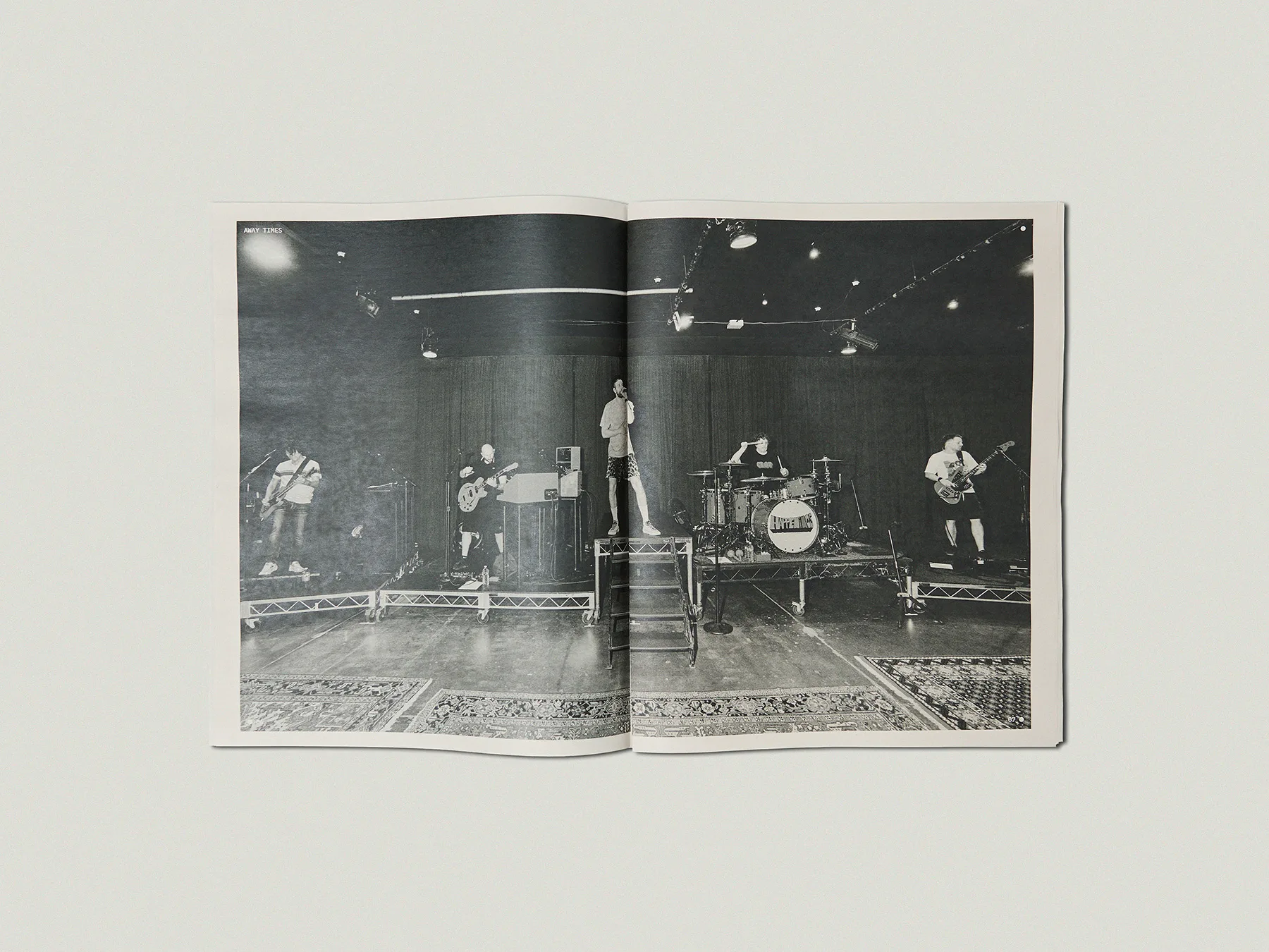 Neil Bedford photographer Kasabian Australia Tour 2025 black and white gig music photography and portraiture
